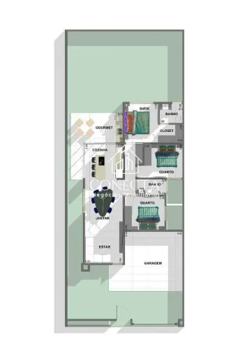 Casa à venda, 3 quartos, 1 suíte, 2 vagas, Laranjeiras - Uberlândia/MG