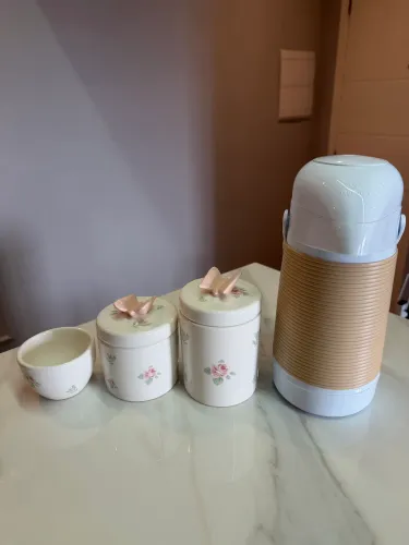 Kit Higiene e Garrafa Térmica para Bebê 