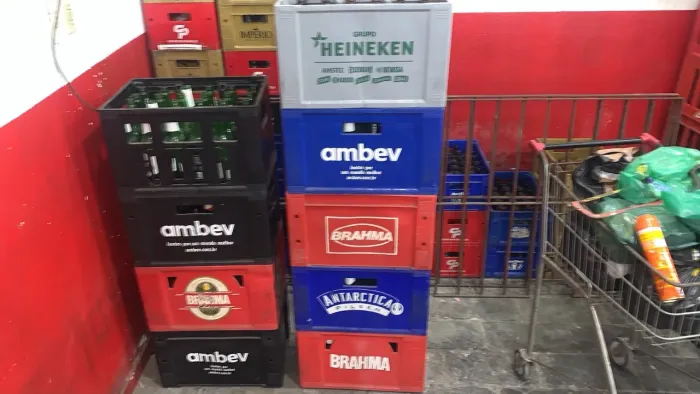 Caixas de cervejas 600ml