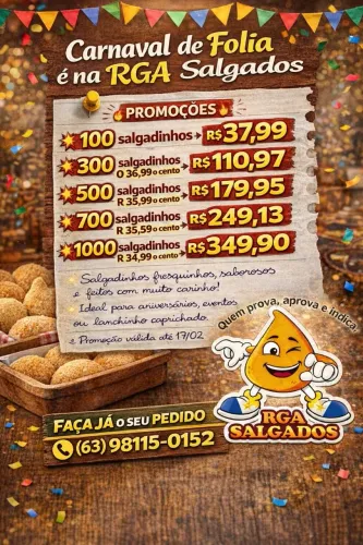 Trabalhamos com Salgadinhos de festas 