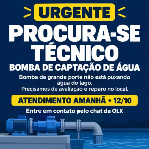 Manutenção de Bomba industrial