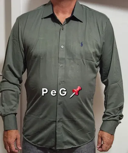 Camisa de botão social