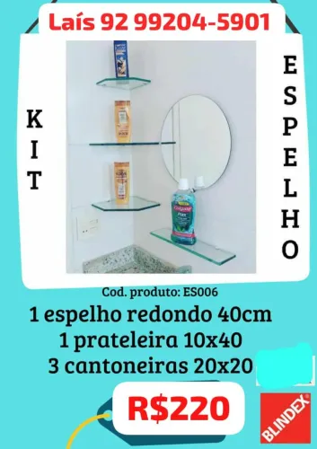 Kit espelhos