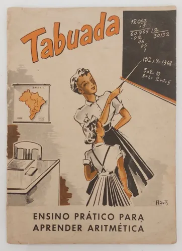 Antiga Tabuada Década 60 - Editora Spina