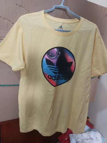 Blusa Amarela Adidas - Tamanho G