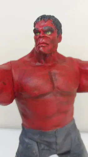 Action Figure Hulk Vermelho  Hasbro 20cm Customizado