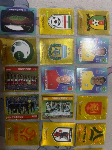 Figurinhas do álbum da copa de 2022