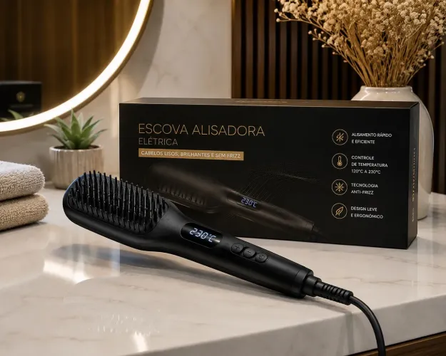 Escova Alisadora Elétrica