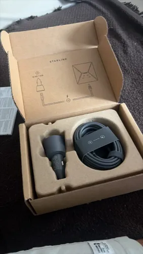 Fonte starlink mini veicular 12/24 volts original