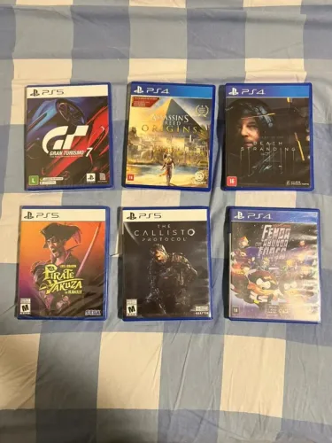 Jogos PS4/PS5 (2/6 Lacrados)
