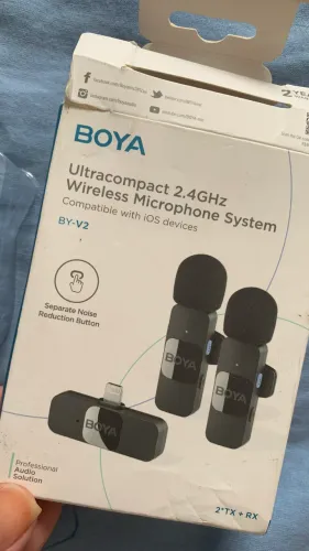 Microfone sem fio BOYA