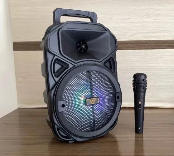Caixa De Som Bluetooth Com Microfone - Entrega Grátis