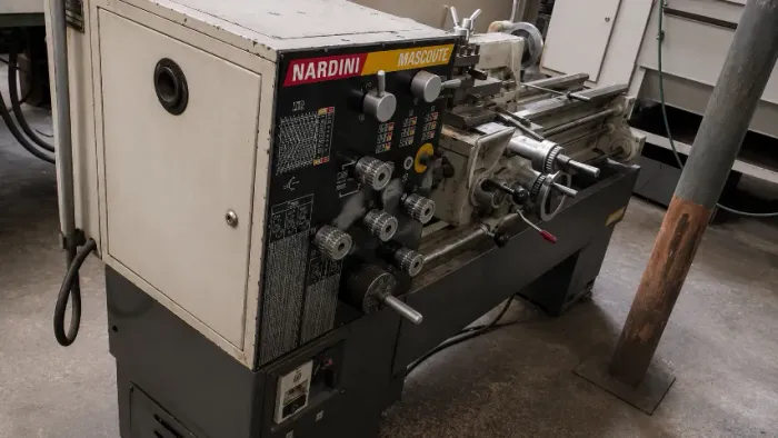 Torno Mecânico Nardini Mascote MS 175 - 350 x 1000 mm