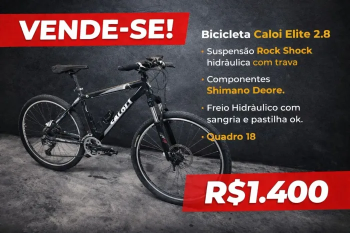 Bicicleta Caloi Elite