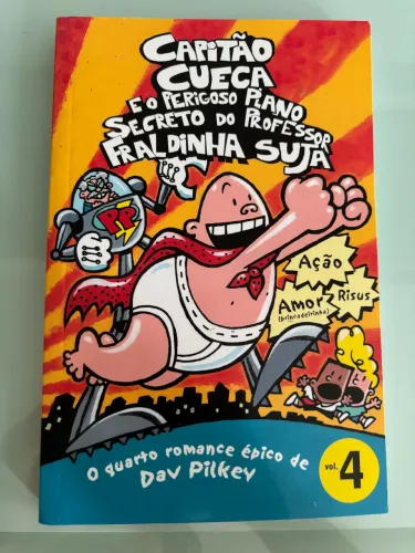 Livro Capitão Cueca Volume 4