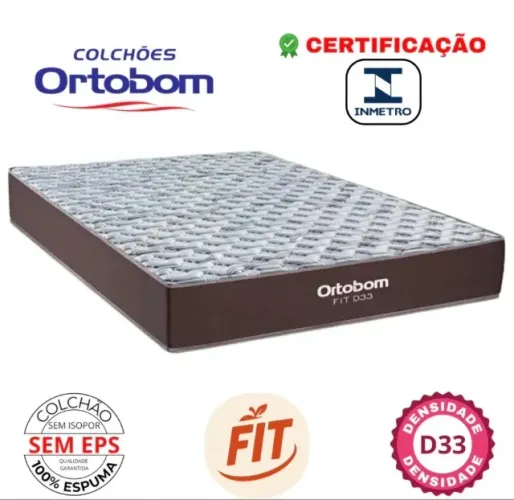 Colchão Casal Confort Firme D33 Dupla Face 17 cm