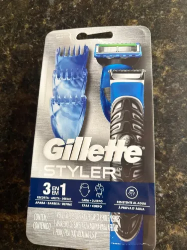 Aparelho de Barbear Elétrico Gillette Styler Barba e Corpo