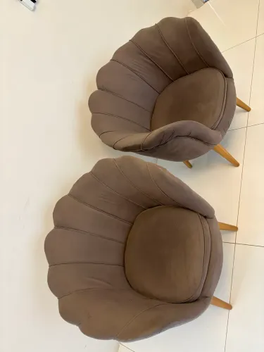 Kit duas poltronas modernas