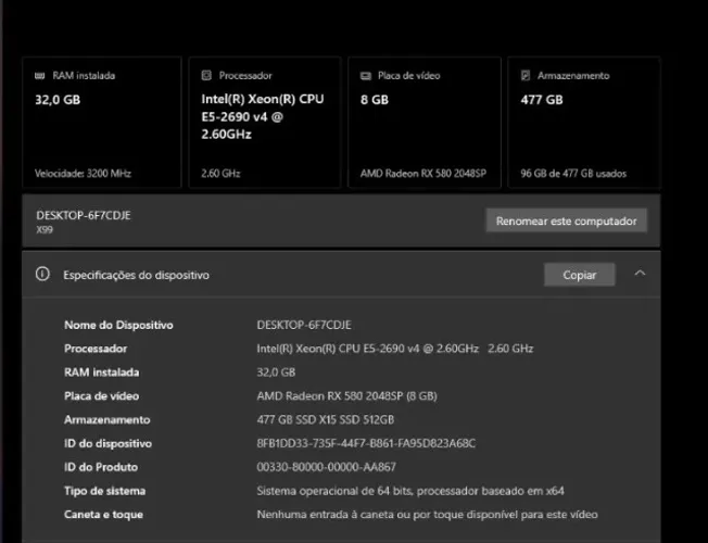Pc Gamer Xeon E5-2690