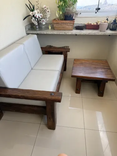 Sofá rústico 