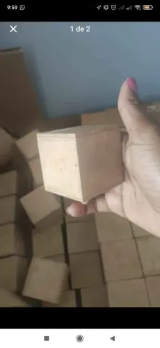 Cubos MDF 5x5cm