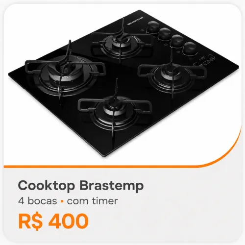 Forno, cooktop e depurador para cozinha