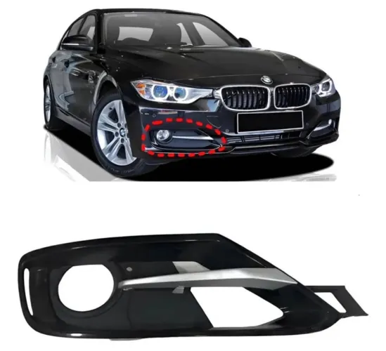 Par moldura farol de neblina BMW 320 f30 12/16 NOVO