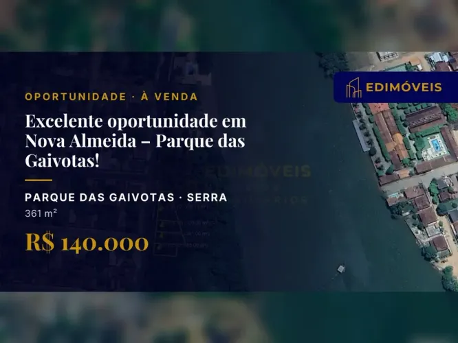 Seu novo lar começa aqui: Lote em Parque das Gaivotas!
