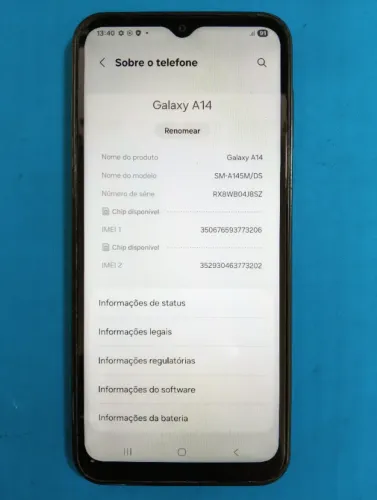 Celular Smartphone Samsung Galaxy A14 4G 64gb