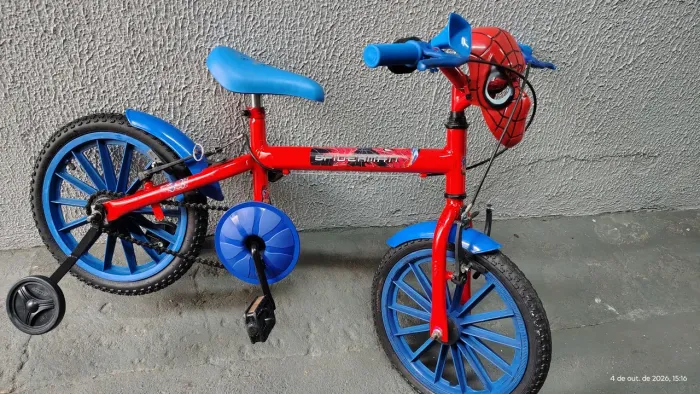 Bike aro 16 homem aranha