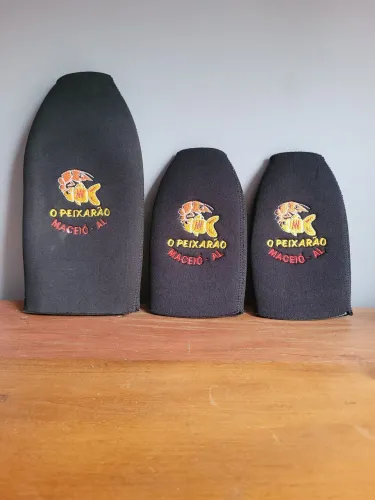 Protetor em neoprene camisinha para garrafas de cerveja 600ml e long neck