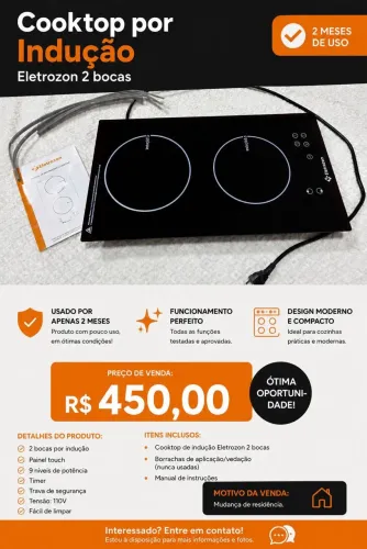 Cooktop por indução 