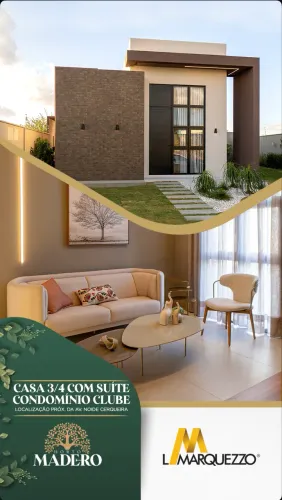 Horto Madero - Casa na Planta | 3/4 (1 Suíte) | Condomínio Completo