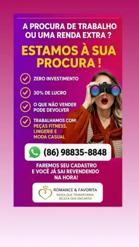 Vaga para revendora