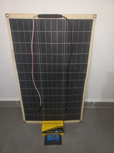 Painel solar 12V 100W + controlador