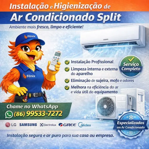 Instalação e Higienização de Ar Condicionado Split e Climatizadores