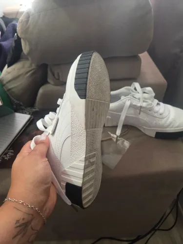 Tênis Puma Cali Couro Branco Tam 37