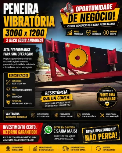 Alimentador vibratório 