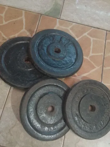 Anilhas para musculação são 50kg total