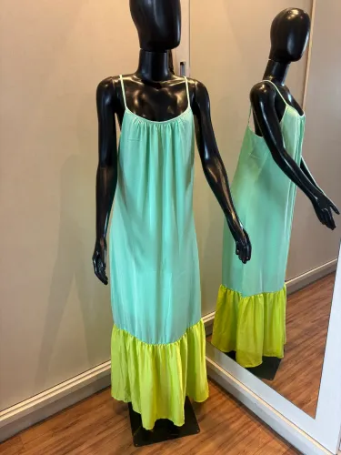 Vestido Verde Turquesa