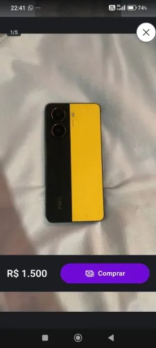 Poço X7 pro 12+6 gb ram 512 gb armazenamento