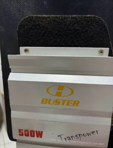 SUBWOOFER AUTOMOTIVO WOLK + MÓDULO H-BUSTER