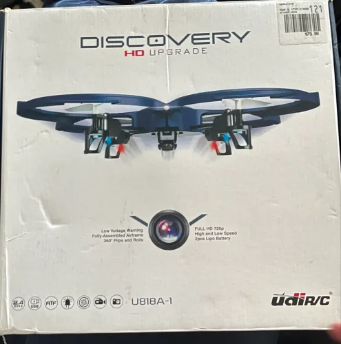 Drone discovery HD u818a-1 completo