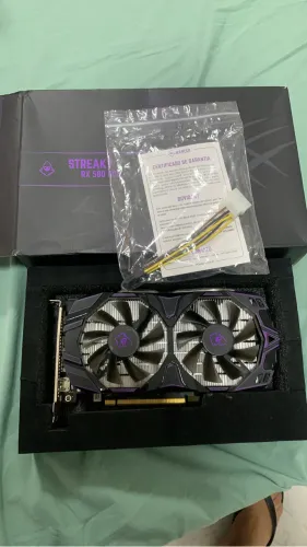 Placa de Vídeo Mancer Streak RX 580 8GB