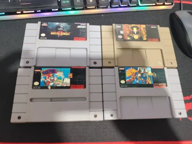 Lote de Jogos de Super Nintendo