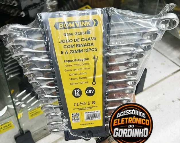 Jogo de chave combinada 12pçs