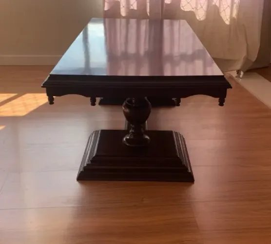 Mesa de centro de madeira maciça ACEITO PROPOSTAS