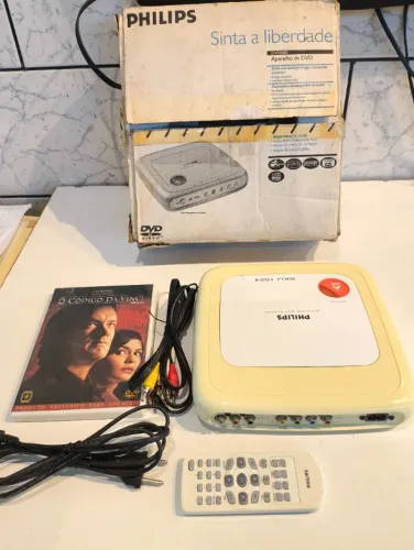 DVD player Philips modelo DVP4000 NA CAIXA + FILME DE BRINDE
