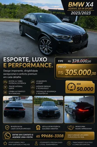 BMW X4 Xdrive 30I M-sport 2.0 TB. 252cv AUT 2023