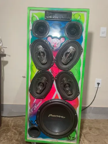 Caixa de Som Automotiva Pioneer Completa